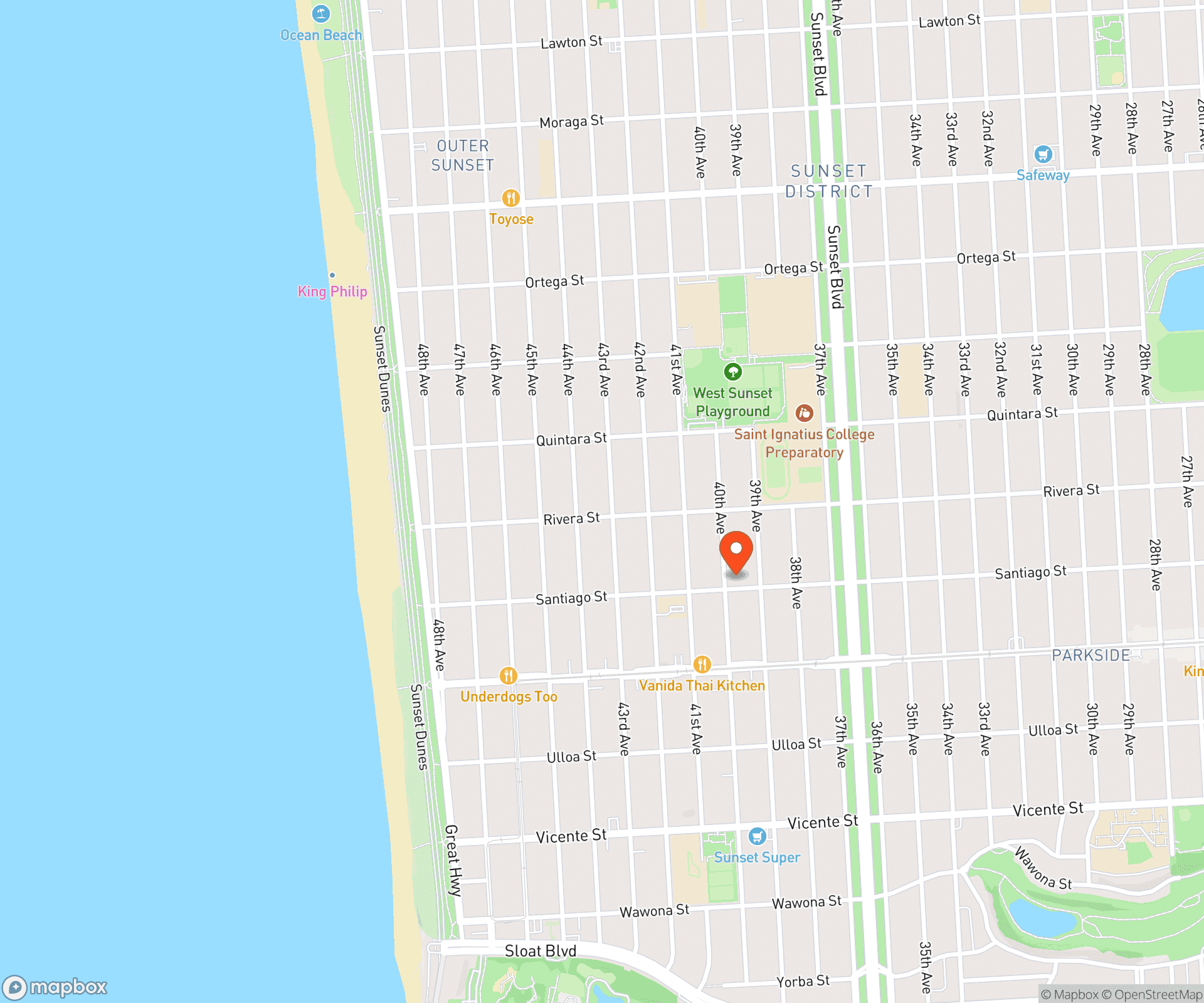 United Irish Cultural Center, 2700 45th Ave, San Francisco